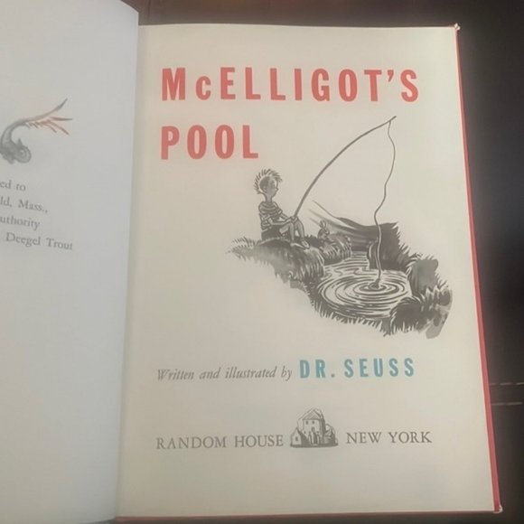 McElligot’s Pool Dr.Seuss Hardcover Book Vintage Discontinued - Picture 8 of 12